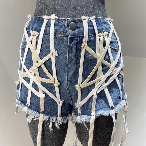 String me up denim shorts - Picture 1 of 2